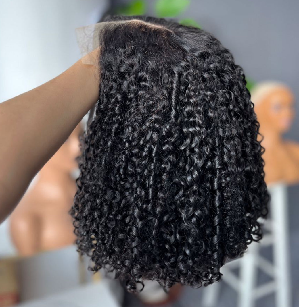 PIXIE CURLY 5x5/13x4 FRONTAL WIG 12"